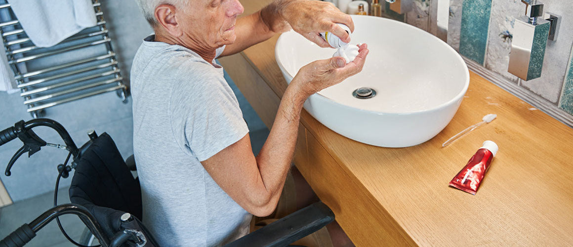 Accessible bathroom for elderly and disabled