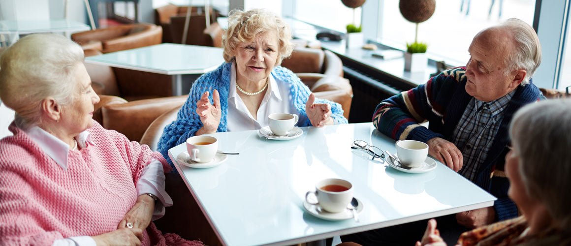 Elderly friends