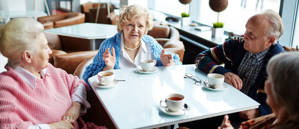 Elderly friends