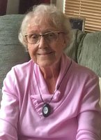 Betty with a personal alarm