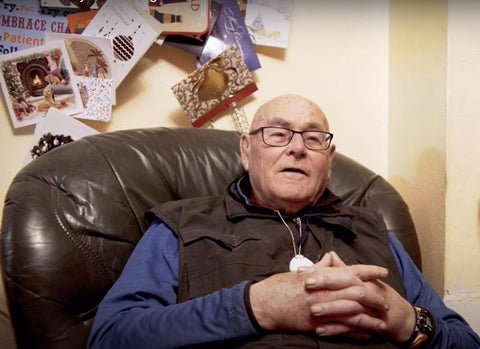 Steve with a personal alarm