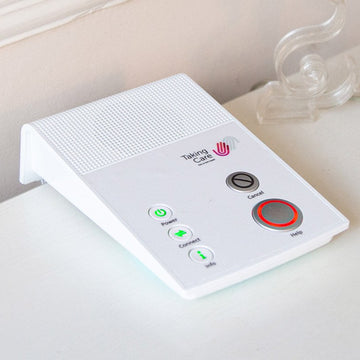 Get help wherever you are in your home and garden, even if there are mobile blackspots, with the digital base unit.