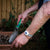 Elderly with a digital fall alarm