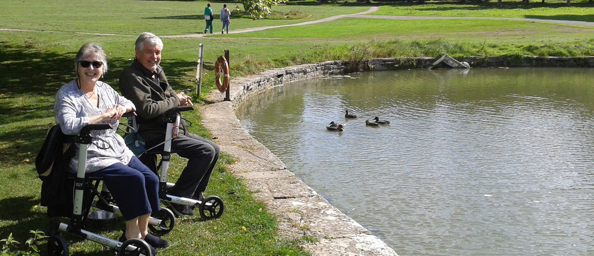 Hillary and Martin on their holiday