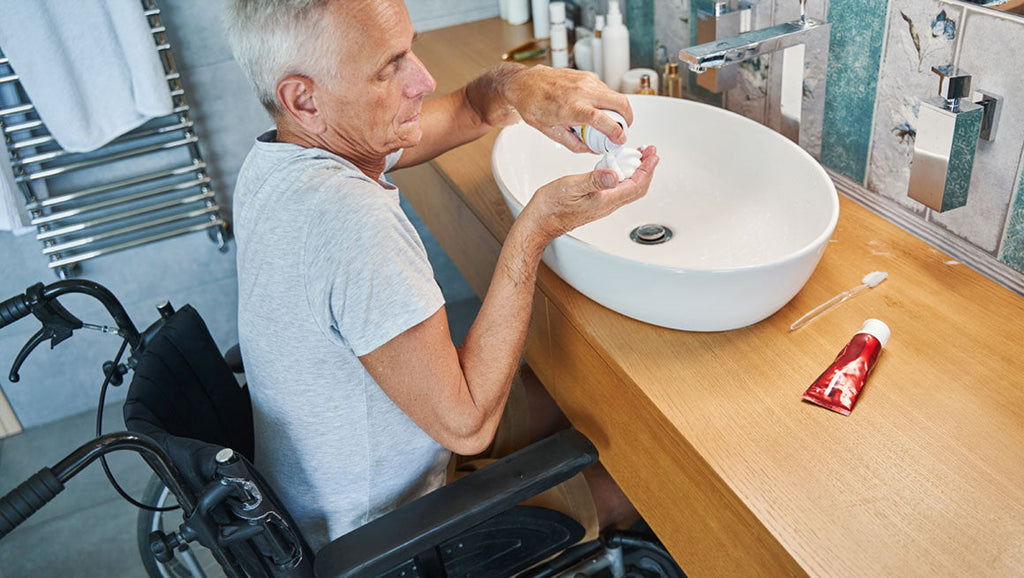 Accessible bathroom for elderly and disabled