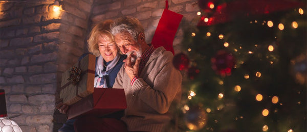 Couple at Christmas