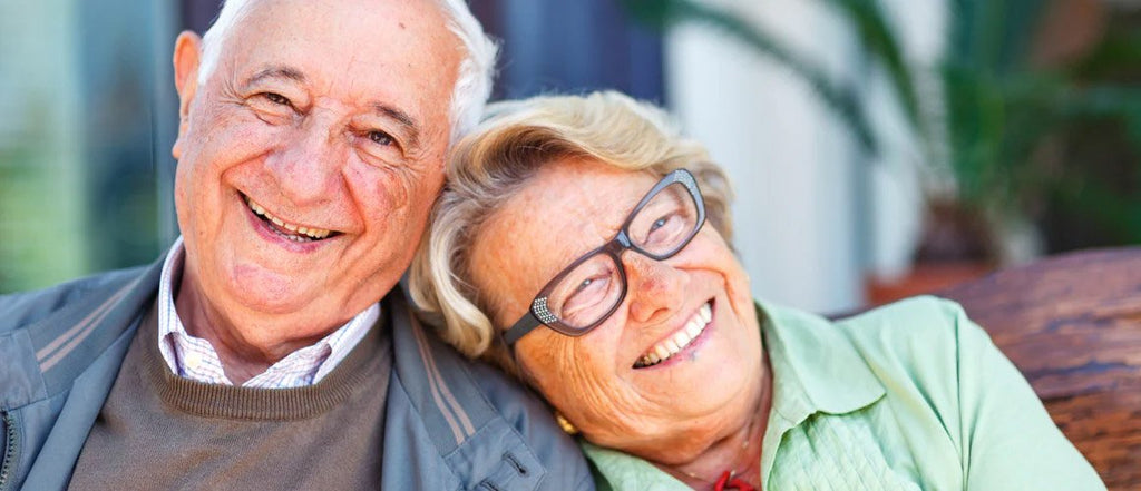Happy over 60s couple