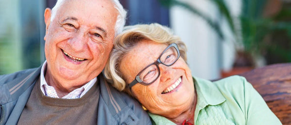 Happy over 60s couple
