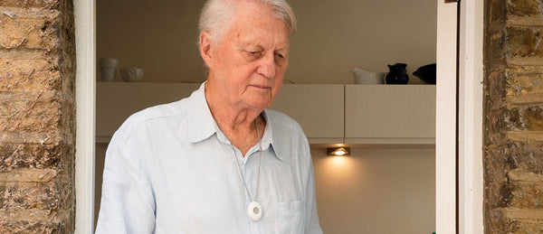 Elderly man feeling alone