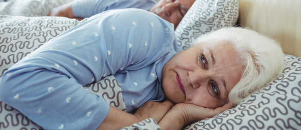 Elderly lady sleeping