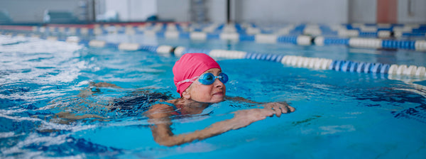 Swimming hobby for elderly