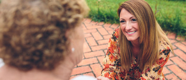 Family carer with elderly relative