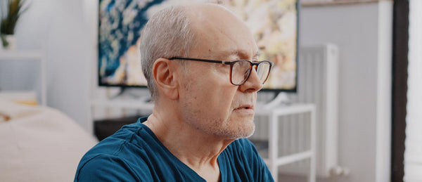 Elderly man with COPD