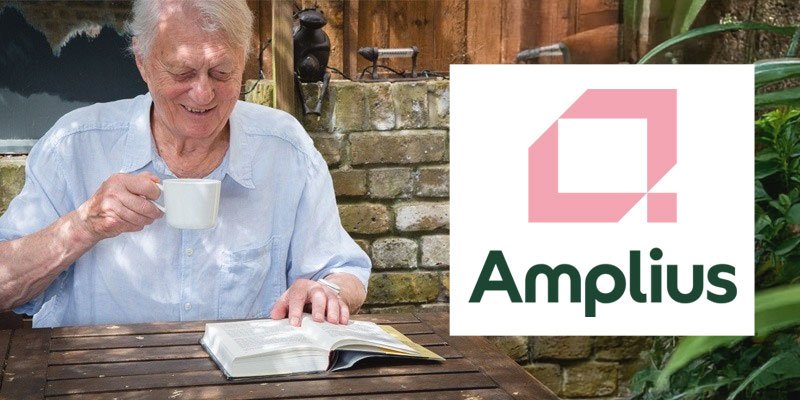 Amplius Housing elderly gentleman reading