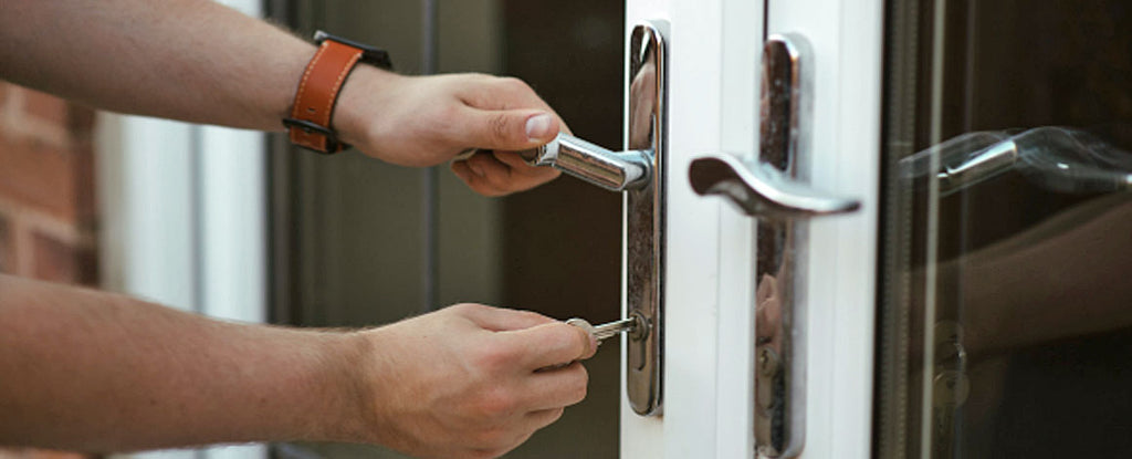 Door being securely locked