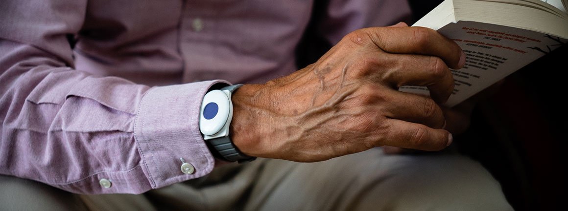 Alarm worn on wrist