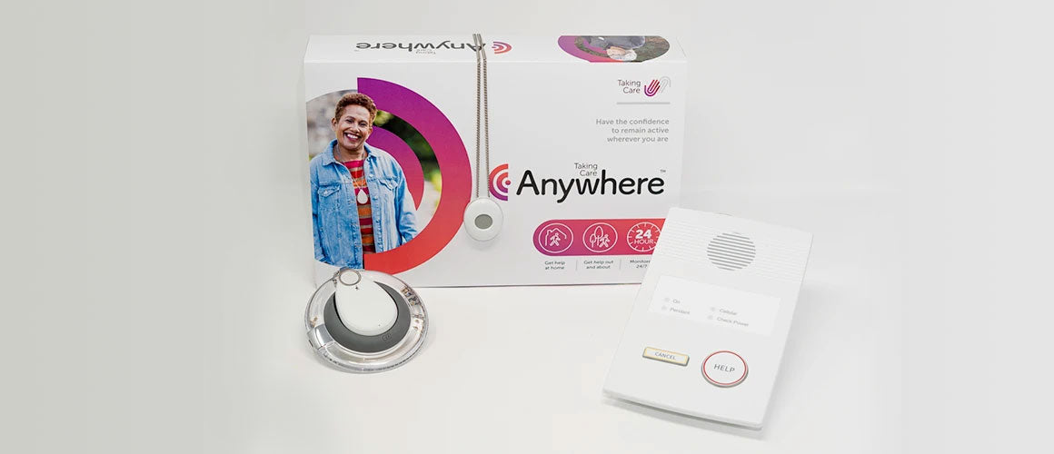 New personal alarm with Taking Care packaging