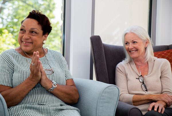 Older adults sitting together