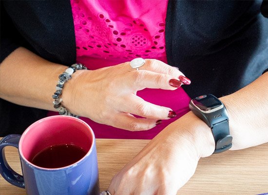 Wrist worn watch style alarm