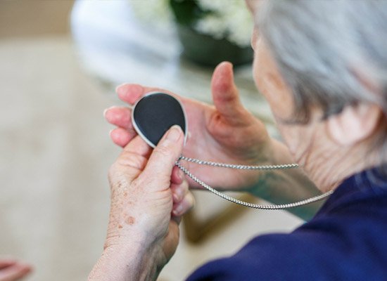 Older person with dementia alarm