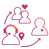 Icon showing emergency response
