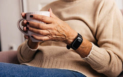 Dementia Tracker Watch worn on wrist