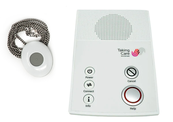Digital Personal Alarm pendant and base unit