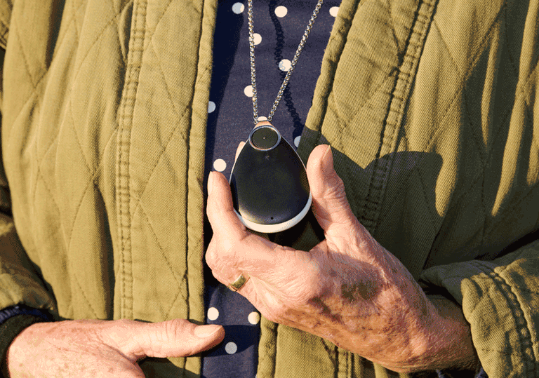 Pendant worn around the neck