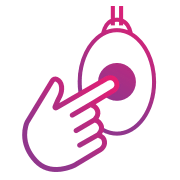 Pendant alarm pressed