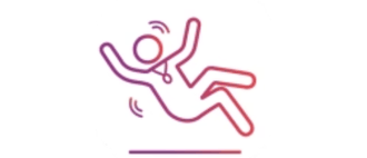 Icon representing falls