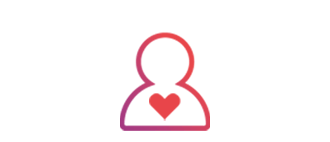 Icon representing living alone