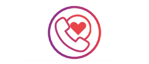 Icon representing wellbeing calls