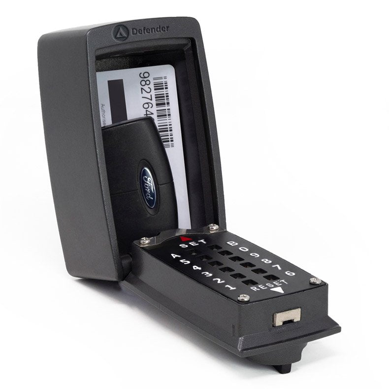 Internal view of key safe