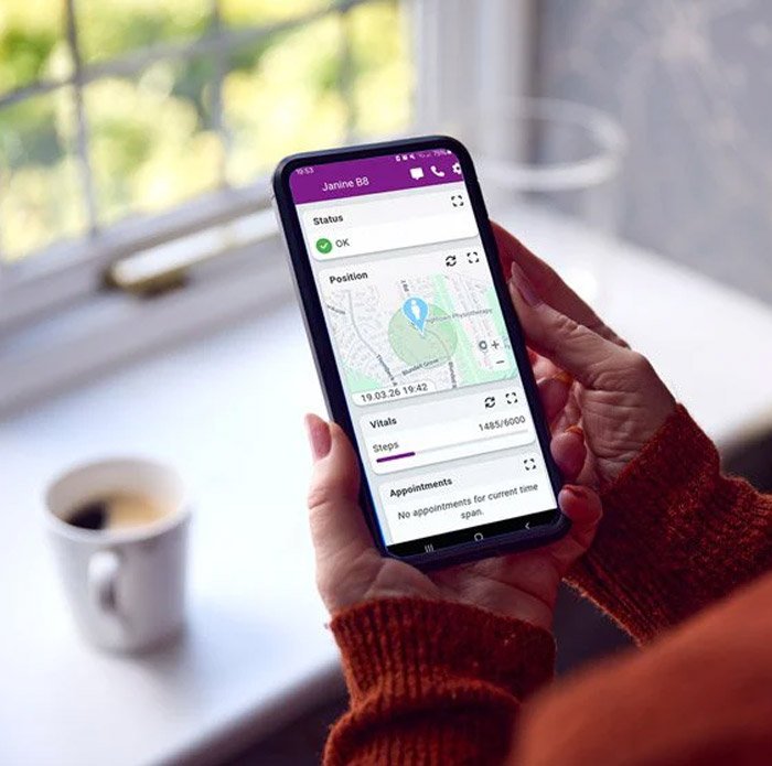 App for personal alarm watch