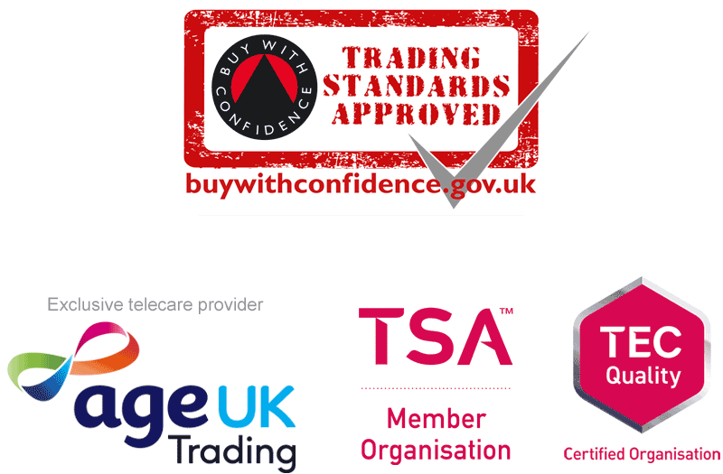 Taking Care partner logos