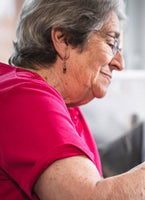 Elderly personal alarm with landline