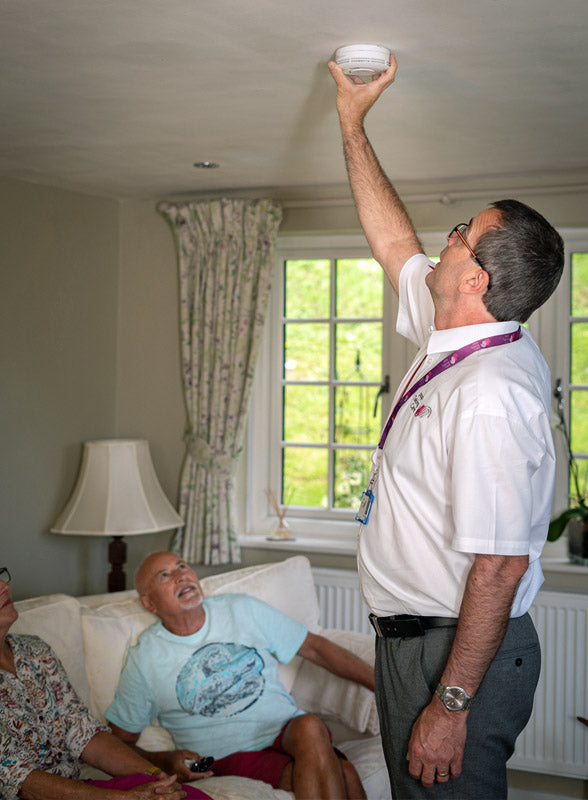 Smoke alarms for the elderly