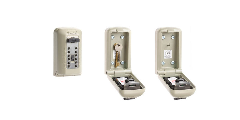 The key safe will hold up to three Yale-type or one deadlock key.