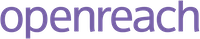 Openreach logo.