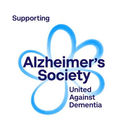 Supporting Alzheimer's Society logo.