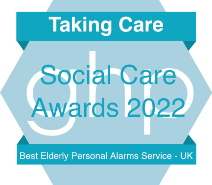 Social Care Awards 2021 logo - Best Elderly Personal Alarms Specialist UK